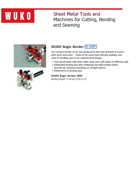 WUKO Bogie Bender 9050