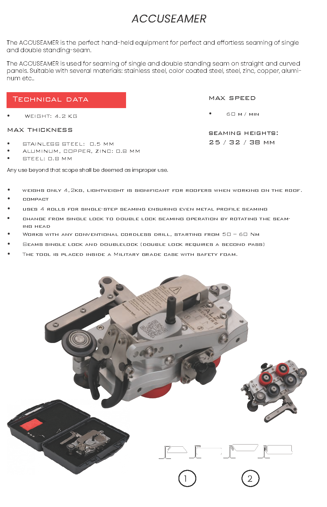 BUSCHMANN Falz Seamer II