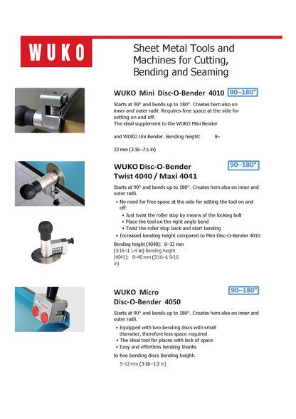 Wuko Disc-o-bender 4000